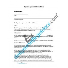 Separation Agreement And General Release